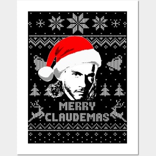 Van Damme Merry Claudemas Posters and Art